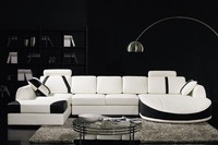 Ecksofa Ledersofa Polster Wohnlandschaft Couch Sofa Eckgarnitur U Form