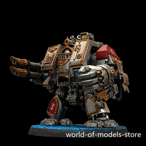 Warhammer 40K Space Marines Venerable Dreadnought Dark Angels Pro Painted FW - Picture 7 of 7