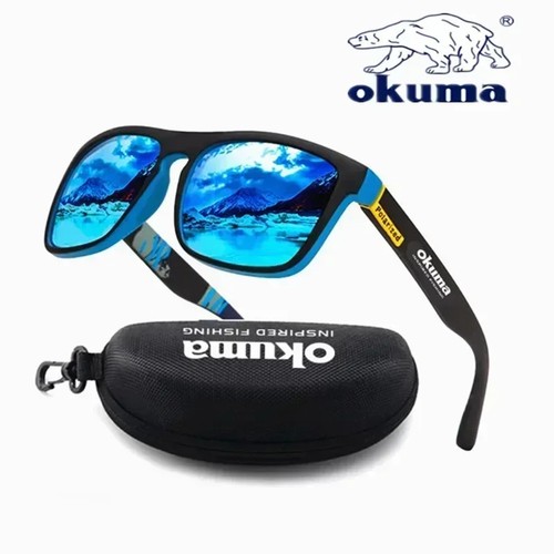 Okuma Polarized Sunglasses UV400 Men Women Hunting Fishing Driving Cycling +Box - Picture 11 of 14
