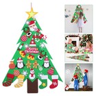 Amosfun Felt Christmas Tree Diy Hanging Christmas Tree With 32pcs Ornaments