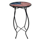 Briarwood Lane Wooden American Flag Plant Stand