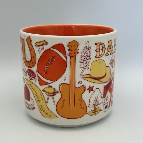 Taza Starbucks Dallas Been There Series Across The Globe Collection 14oz 2019 - Imagen 2 de 6
