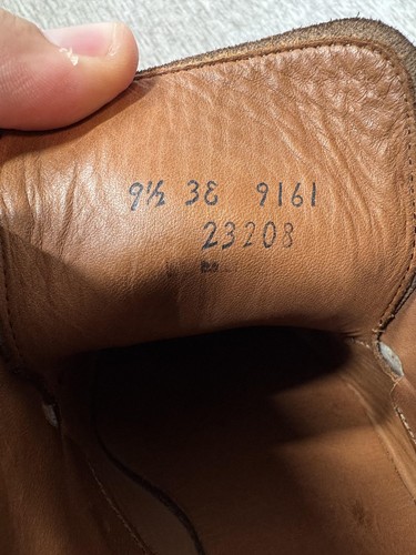Allen Edmonds Malvern Zapatos Para Hombres Talla 9.5 Marrón Cuero Botas Chukka Hechas en EE. UU. - Imagen 12 de 12