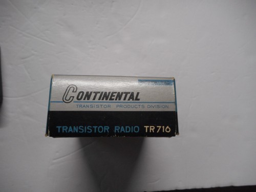 Vintage Continental Transistorradio # TR716 mit Box & Kopfhörer. Funktionierender Zustand - Bild 16 von 16
