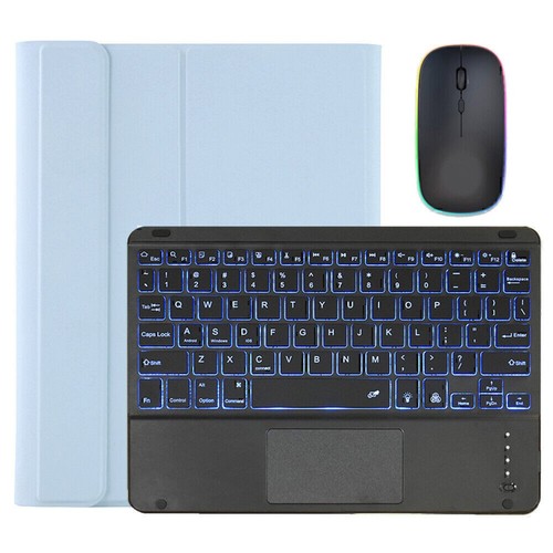 Backlit Touchpad Keyboard Case Mouse For iPad 7/8/9/10/11th Gen Air 6 5 4 Pro 11 - Picture 30 of 46