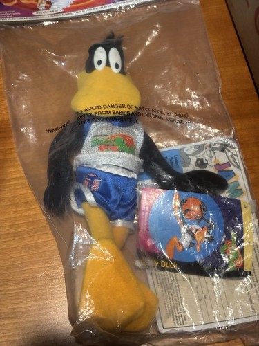 1996 Space Jam Daffy Duck 8.5” Plush McDonald’s - Picture 2 of 4