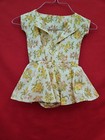 Vintage Clothes Pin Holder Dress Bag Handmade Yellow Laundry Room Decor 1970's