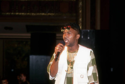 Reggae musician Super Cat performs on July 10 1994 in New York Cit- Old Photo 2
