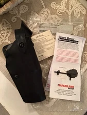 New SAFARILAND Level III Security Holster, 6360-73, M9 Beretta 92, BLACK, RIGHT