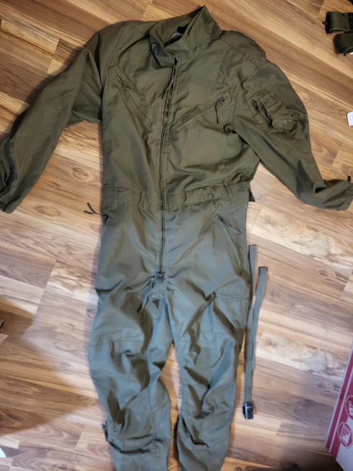 Mono cisterna Isratex 1980 tripulación militar de Estados Unidos para hombre con bolsillo encontrar Foto 3 de 4