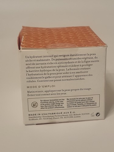 FARMACY HONEY HALO ULTRA-HYDRATISIERENDE CERAMID FEUCHTIGKEITSCREME 1,7 flüssige Unzen/50 ml zerrissene Box - Bild 4 von 8