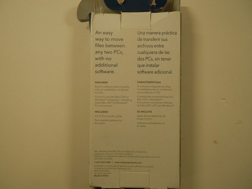 Insignia 6' Universal File Transfer Cable, NS-PU965XF - Picture 3 of 5