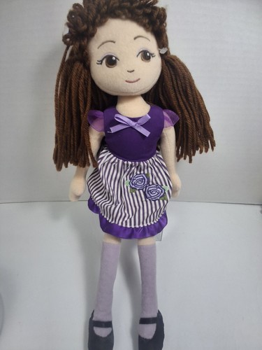 Aurora World Sweet Lollies Kylie Plush Doll 14" Brown Hair Purple Dress Stuffed - Bild 2 von 9