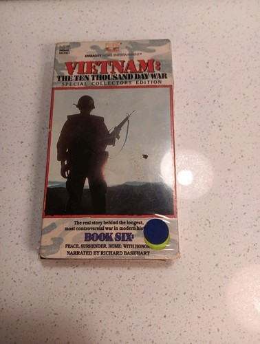 Vietnam The Ten Thousand Day War Vhs - Book Six