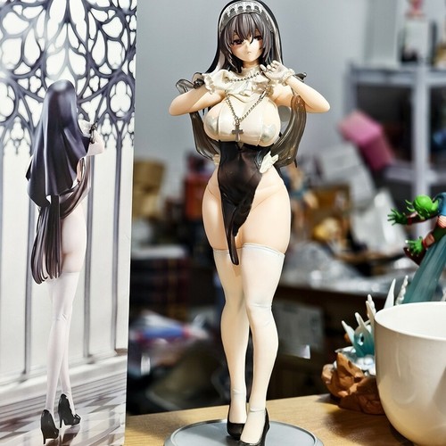 Sexy Hentai Anime Monja Ecchi Figura Juguete Edición Limitada Modelo Estatua Nuevo 26cm - Imagen 6 de 7