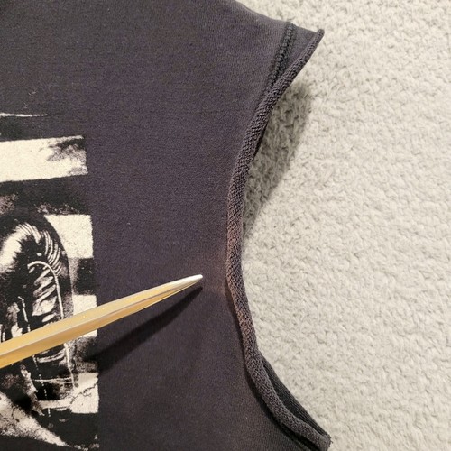 Men's XL Roots of Fight Boxing Muhammad Ali Flag Black Sleeveless Hoodie - Picture 9 of 17