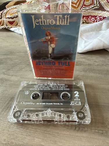 Jethro Tull- Original Masters, 1985 Cassette Tape Play Tested Chrysalis Records - Picture 4 of 6