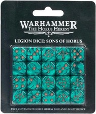 Horus Heresy Sons of Horus Legion Dice - Warhammer 30k 40k Ding & Dent YHP