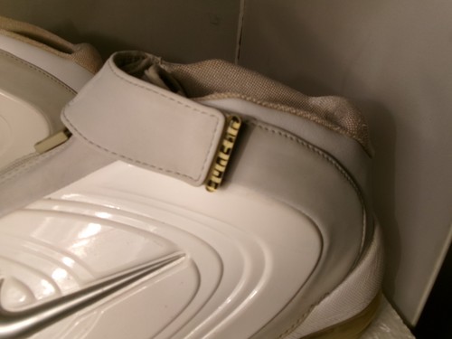 De colección 2002 Nike Air Max Duncan II Blanco Plata 302909-101 Hombres 12 Tim Duncan - Imagen 3 de 17