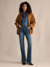 Banana Republic High Rise Bootcut Jeans Sz 27 M Medium Wash NEW