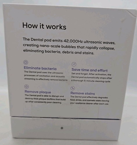 Zima Dental Pod Gerätereiniger für den Mund Neu im Karton Arctic White - Bild 4 von 9
