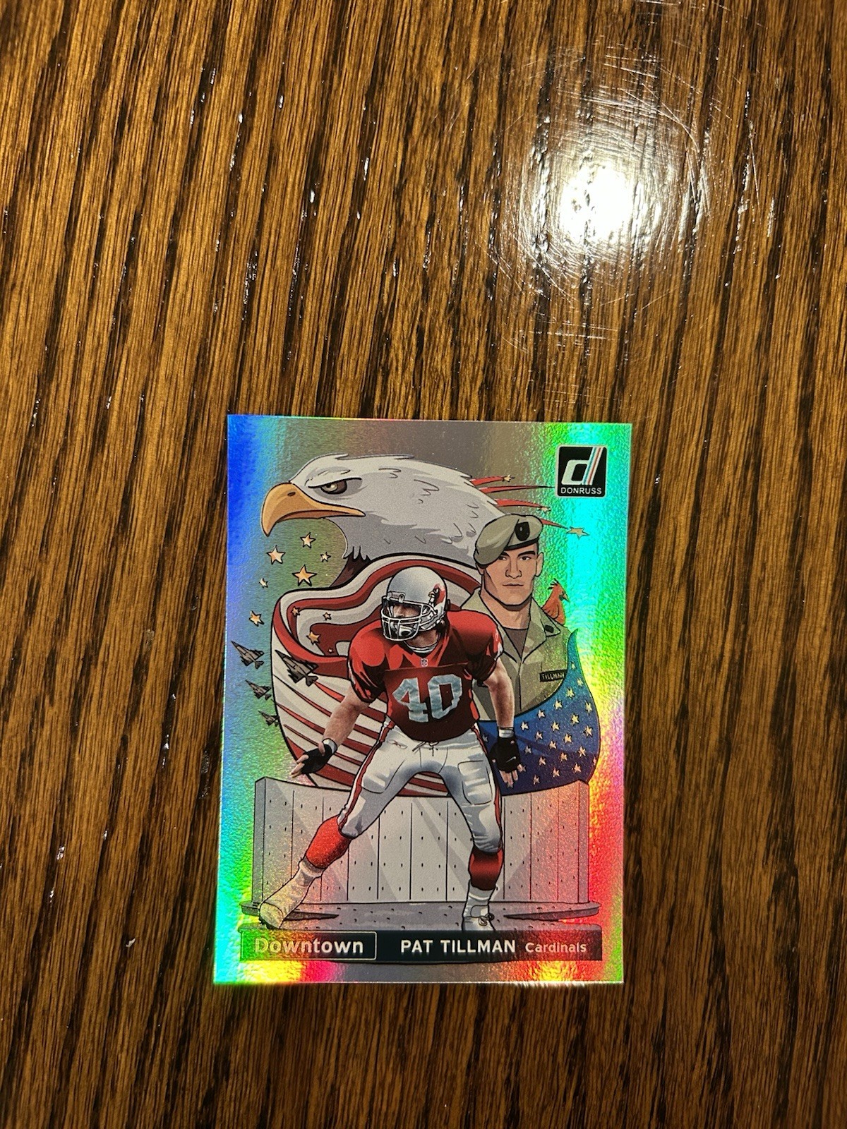 🔥2020 PANINI DONRUSS #D-PT PAT TILLMAN DOWNTOWN SSP HOT!