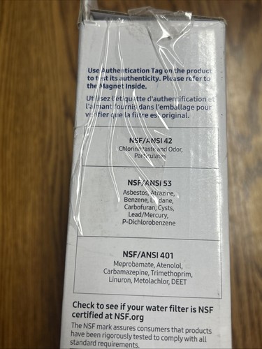 Samsung DA97-17376B HAF-QIN-3P/EXP Refrigerator Water Filter 3 Pack NEW SEALED - Picture 4 of 12