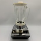 Vintage Sears 16-Speed Blender Model 400.829500 Silver USA Made Tested Works
