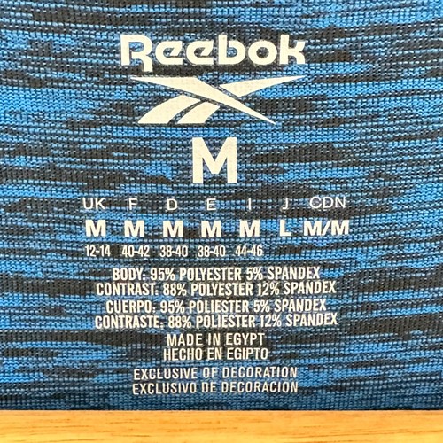Reebok Herren Training Workout Tank Top sportlich ärmelloses Shirt blau Medium - Bild 4 von 7