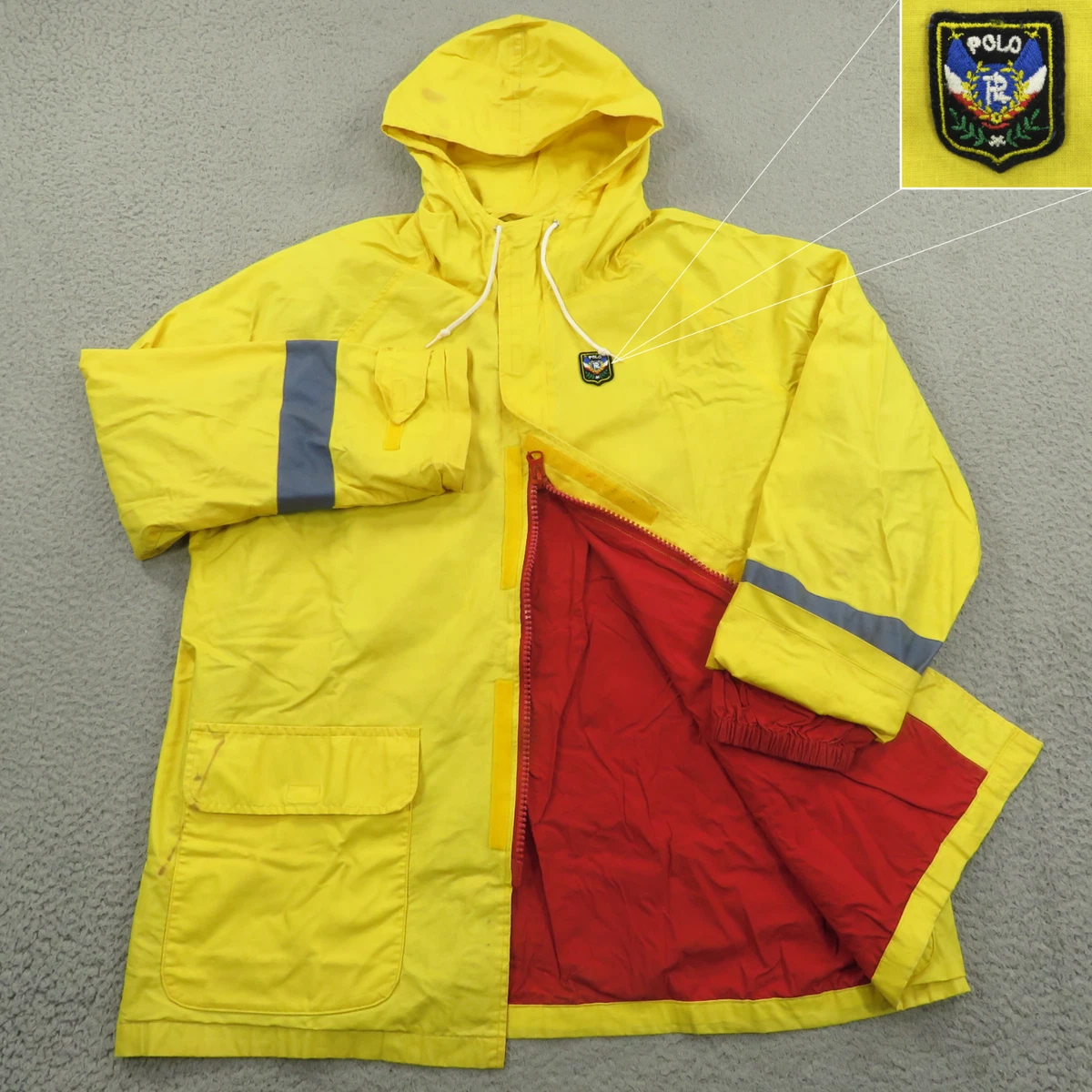 Polo Ralph Lauren Cotton Outer Shell Yellow Coats, Jackets & Vests
