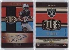 2023 Panini Legacy Futures Ruby /100 Tre Tucker RPA Rookie Dual Patch Auto RC