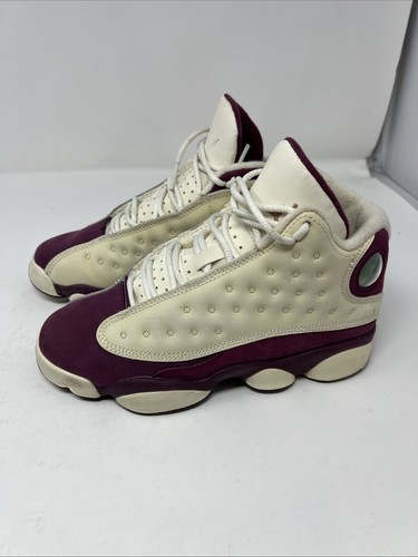 Größe 4Y - Jordan 13 Retro Bordeaux Maroon Cream Suede (439358-112) - Bild 1 von 10