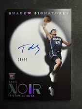 2024-25 NOIR Tristan Da Silva Shadow Signatures AUTO /99 RC
