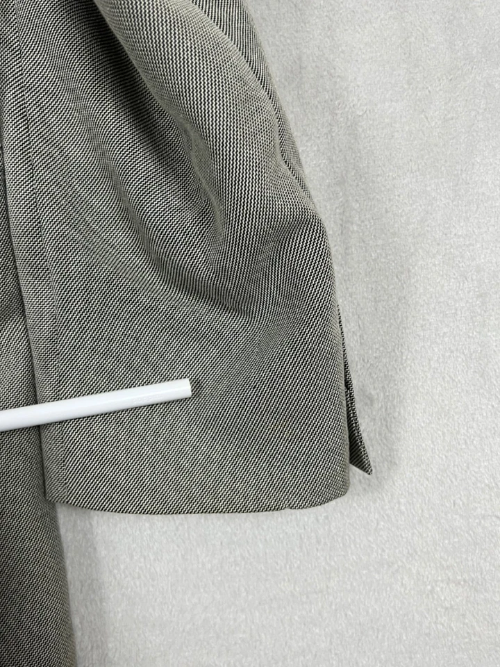 Casaco esportivo Raffinati peito duplo cinza 46L masculino pico lapela 6 botões vintage - Imagem 2 de 4