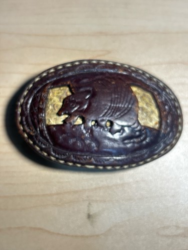 Vintage Gürtelschnallen Lot - Texas, Bradford Exchange, Leder Gürteltier, Menge 8 - Bild 3 von 12