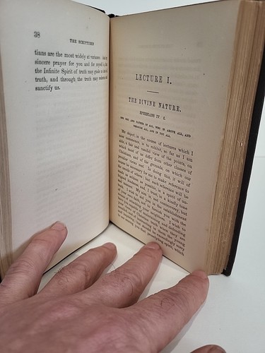 Lectures On Christian Doctrine by Andrew P Peabody 1857 CF1 Ex-Libra Cambridge - Picture 8 of 12