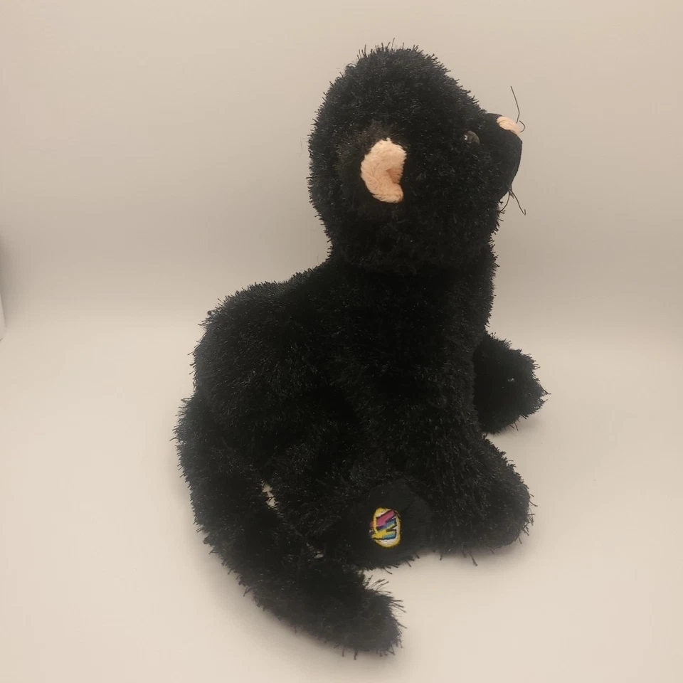 Webkinz Black Cat Plush  No Code Stuffed Animal Green Eyes  - Image 4 of 4