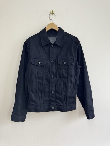 Naked & Famous Type III Selvedge Jeansjacke Gr. S Made in Canada Raw Indigo