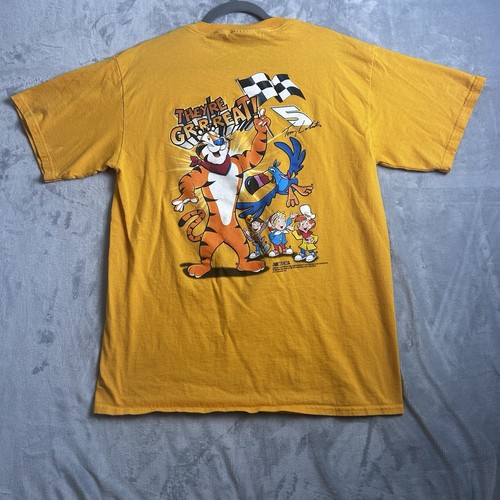 Vintage Nascar Shirt Herren Large Terry Labonte Kellogg’s Tony The Tiger Back Hit Tee - Bild 7 von 12