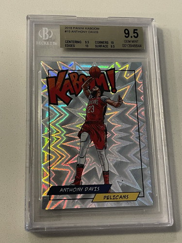 2018 PANINI KABOOM #15 anthony davis kaboom beckett gem mt 9.5π₯ - Picture 1 of 3