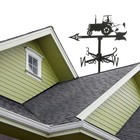  Weather Vane Tractor Wind Direction Indicator Outdoor Garden Weathervane