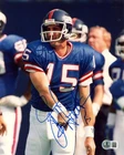 JEFF HOSTETLER SIGNED AUTOGRAPHED 8x10 PHOTO NEW YORK GIANTS LEGEND BECKETT BAS