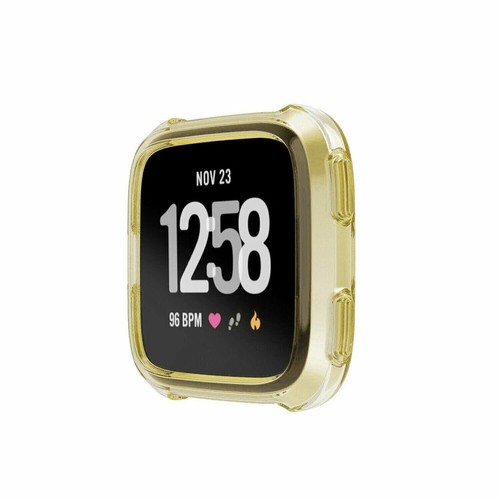For Fitbit Versa Lite Silicone TPU Shell Case Screen Protector Frame Cover - 第 8/15 張圖片