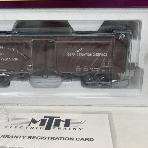 MTH Premier 20-94438 CTTA British Columbia Market Co. 36’ Wood Reefer O NEW #201 - Picture 3 of 9