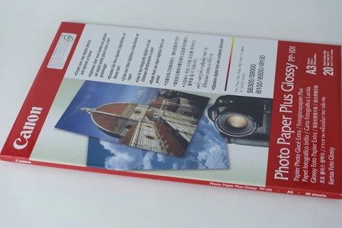 Canon Photo Paper Plus PP-201: 2x A4 (neu) und  2x 13x18 Fotoglanzpapier (26 Bl)