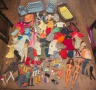 Vintage 60s 70's Barbie & Friends Mixed Lot of Clothing, Accessories & Furniture