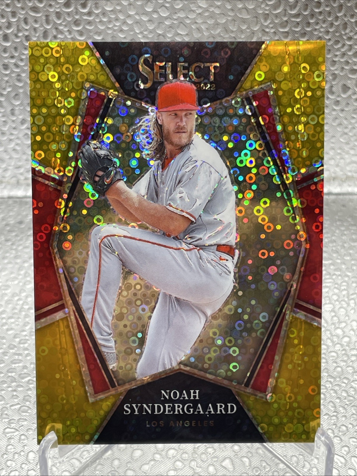 2022 Panini Select Premier Level #170 Noah Syndergaard /10 Gold Disco Prizm
