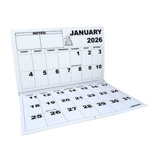 Large Print 2026 Jumbo Calendar Great for people w/ Low Vision Nice thick Paper