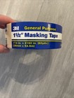 3M 1 1/2” Masking Tape General Purpose NEW