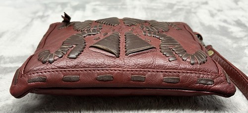 Clever Carriage Company Leder Clutch Tasche Handgelenktasche - Bild 5 von 12